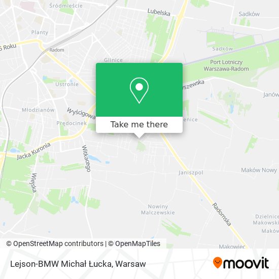 Lejson-BMW Michał Łucka map