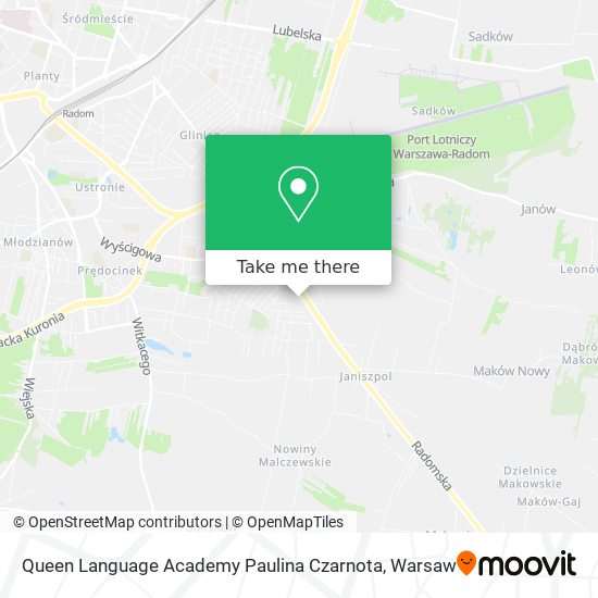 Queen Language Academy Paulina Czarnota map