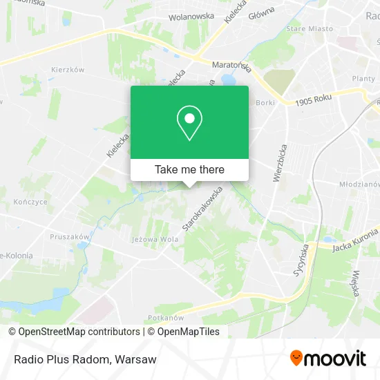 Карта Radio Plus Radom