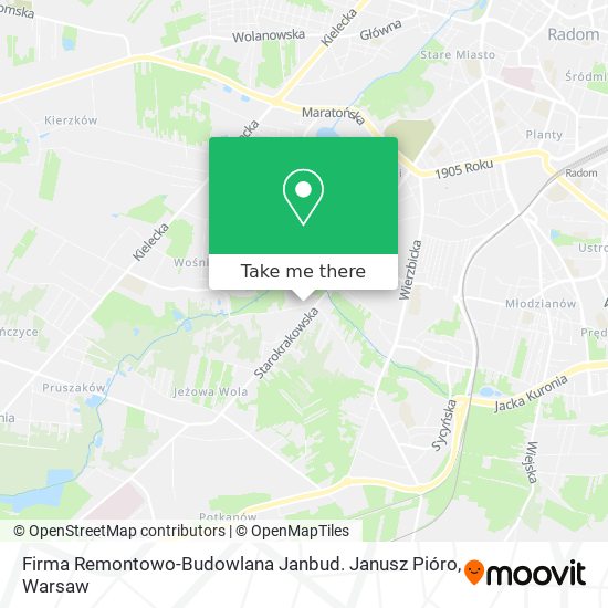 Firma Remontowo-Budowlana Janbud. Janusz Pióro map