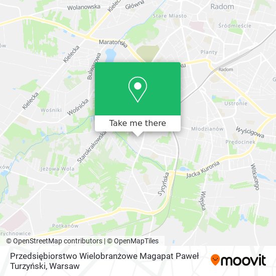 Przedsiębiorstwo Wielobranżowe Magapat Paweł Turzyński map