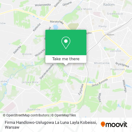 Firma Handlowo-Usługowa La Luna Layla Kobeissi map