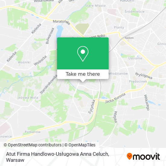 Atut Firma Handlowo-Usługowa Anna Celuch map