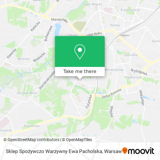 Sklep Spożywczo Warzywny Ewa Pacholska map