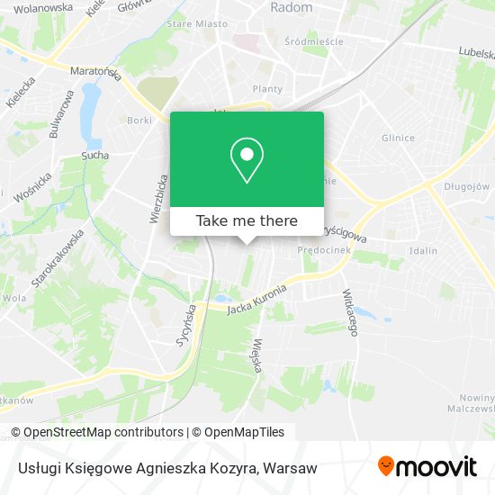 Usługi Księgowe Agnieszka Kozyra map