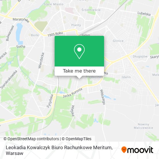 Leokadia Kowalczyk Biuro Rachunkowe Meritum map