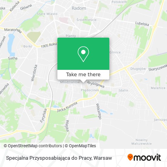 Specjalna Przysposabiająca do Pracy map