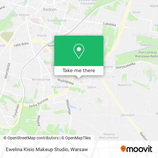 Ewelina Kisio Makeup Studio map