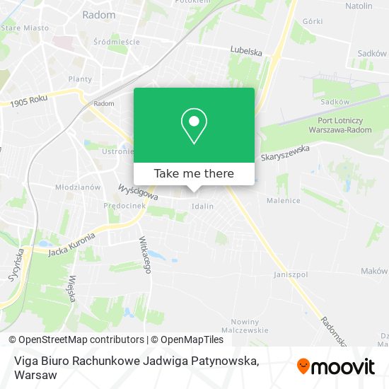 Viga Biuro Rachunkowe Jadwiga Patynowska map