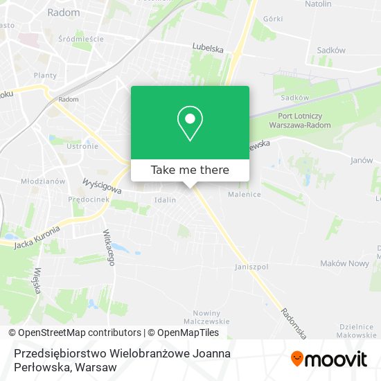 Przedsiębiorstwo Wielobranżowe Joanna Perłowska map