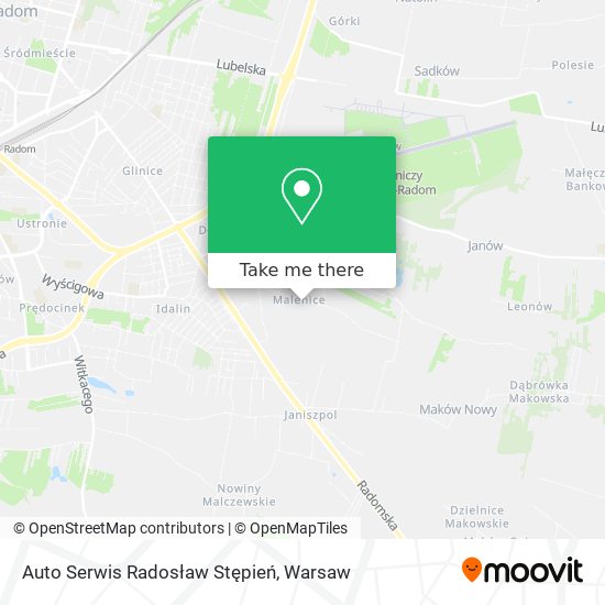 Auto Serwis Radosław Stępień map