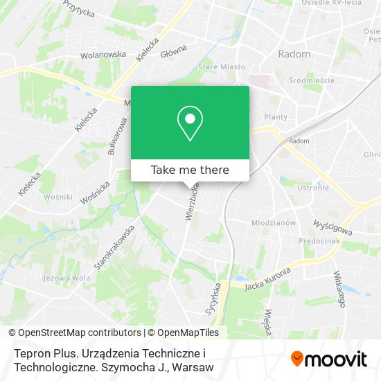 Tepron Plus. Urządzenia Techniczne i Technologiczne. Szymocha J. map