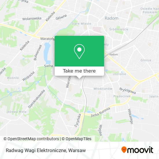 Radwag Wagi Elektroniczne map