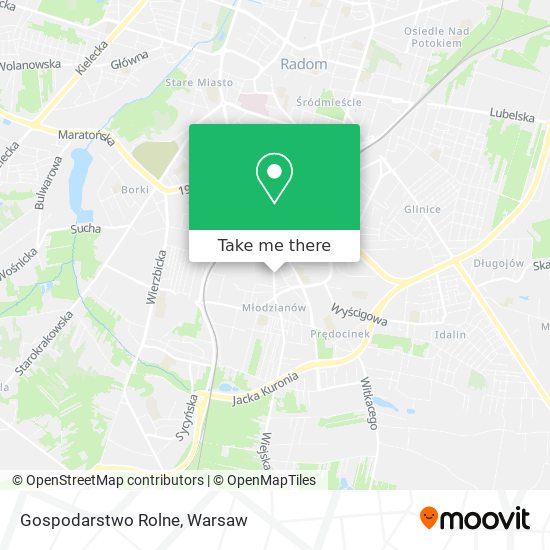 Gospodarstwo Rolne map