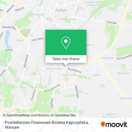 Pośrednictwo Finansowe Bożena Kępczyńska map