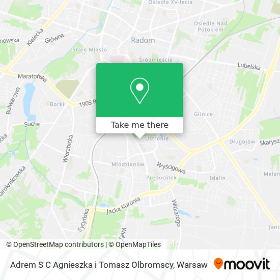 Adrem S C Agnieszka i Tomasz Olbromscy map