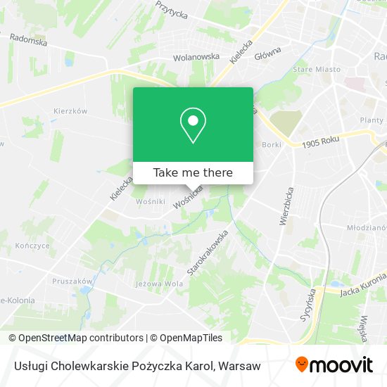 Usługi Cholewkarskie Pożyczka Karol map