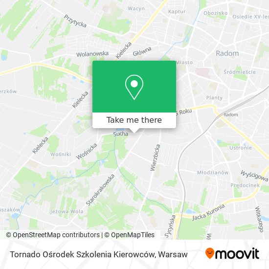 Карта Tornado Ośrodek Szkolenia Kierowców