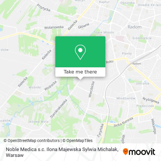 Noble Medica s.c. Ilona Majewska Sylwia Michalak map