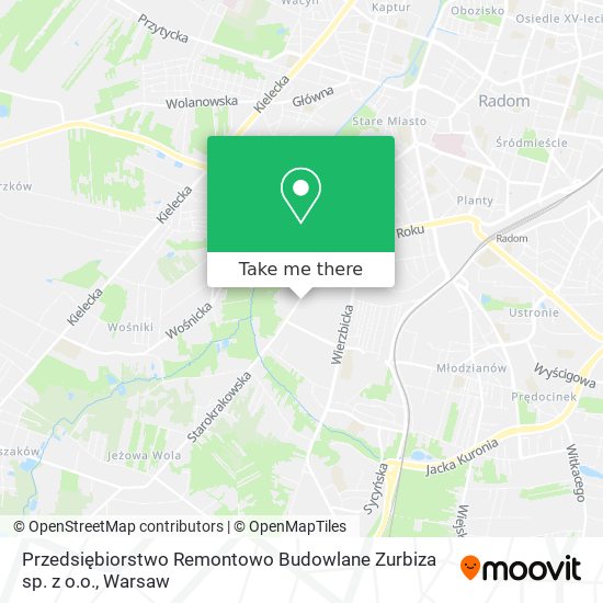 Przedsiębiorstwo Remontowo Budowlane Zurbiza sp. z o.o. map