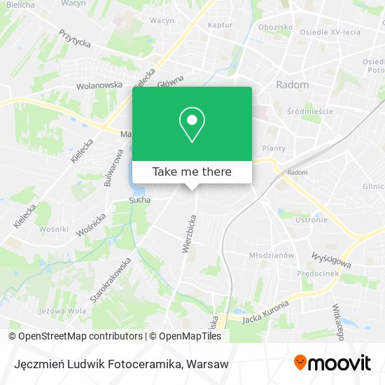 Jęczmień Ludwik Fotoceramika map