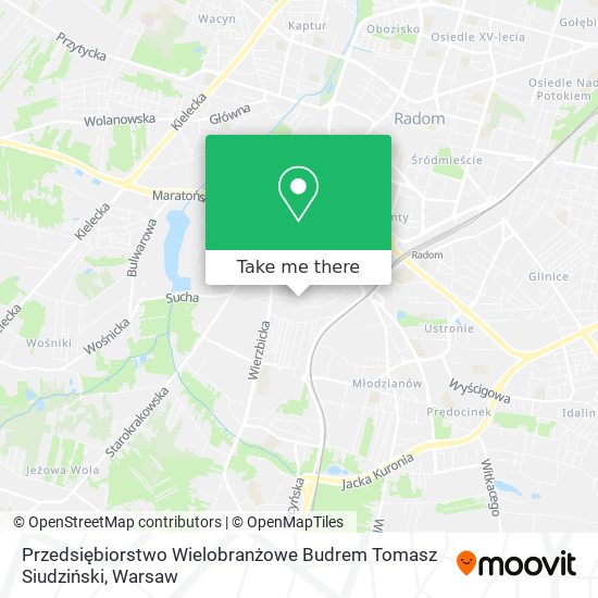 Przedsiębiorstwo Wielobranżowe Budrem Tomasz Siudziński map