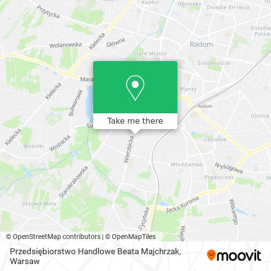 Przedsiębiorstwo Handlowe Beata Majchrzak map