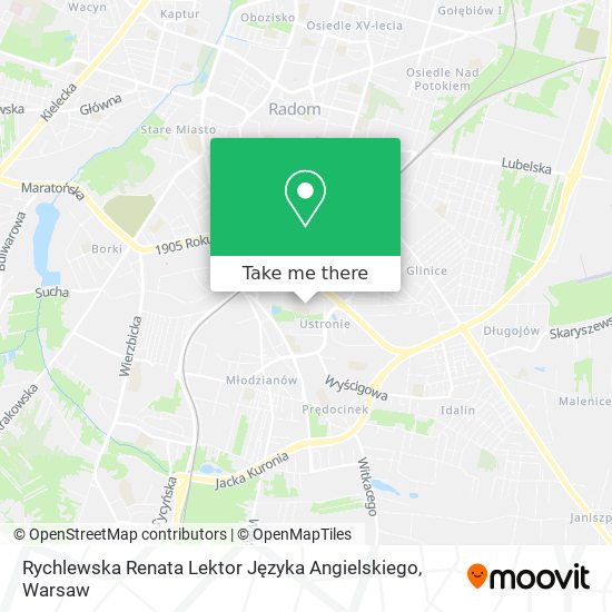 Rychlewska Renata Lektor Języka Angielskiego map