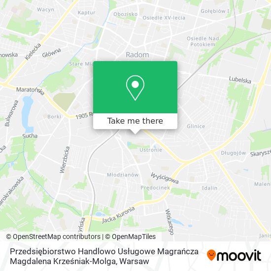 Przedsiębiorstwo Handlowo Usługowe Magrańcza Magdalena Krześniak-Molga map