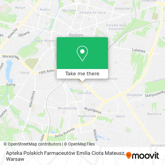 Apteka Polskich Farmaceutów Emilia Ciota Mateusz map