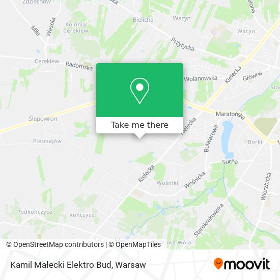 Kamil Małecki Elektro Bud map