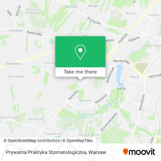 Prywatna Praktyka Stomatologiczna map