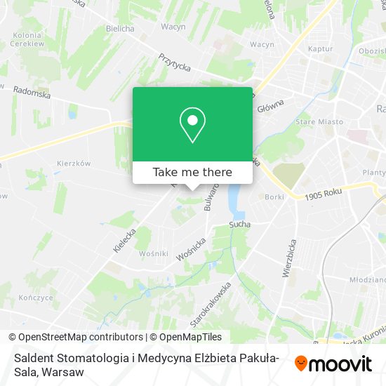 Saldent Stomatologia i Medycyna Elżbieta Pakuła-Sala map