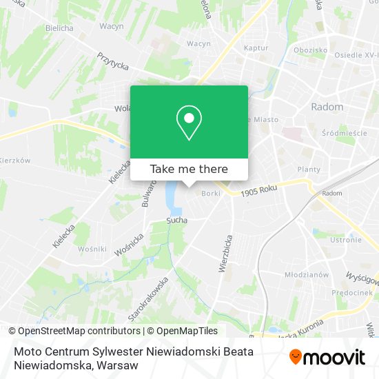 Moto Centrum Sylwester Niewiadomski Beata Niewiadomska map