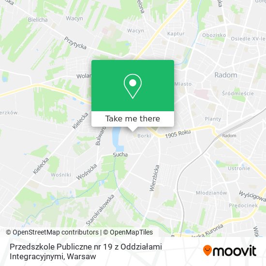 Przedszkole Publiczne nr 19 z Oddziałami Integracyjnymi map