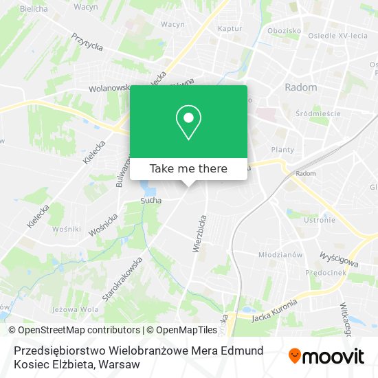 Przedsiębiorstwo Wielobranżowe Mera Edmund Kosiec Elżbieta map