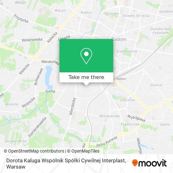 Dorota Kaluga Wspólnik Spółki Cywilnej Interplast map