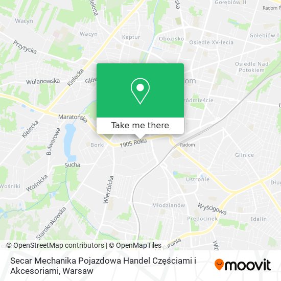 Secar Mechanika Pojazdowa Handel Częściami i Akcesoriami map