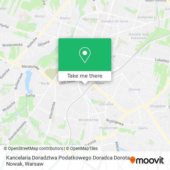 Kancelaria Doradztwa Podatkowego Doradca Dorota Nowak map