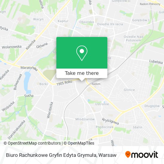 Biuro Rachunkowe Gryfin Edyta Grymuła map