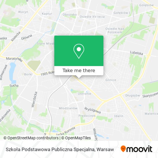 Szkoła Podstawowa Publiczna Specjalna map