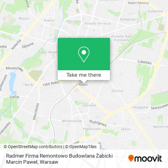 Radmer Firma Remontowo Budowlana Żabicki Marcin Paweł map