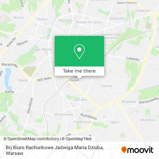 Brj Biuro Rachunkowe Jadwiga Maria Dziuba map