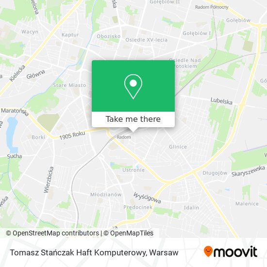 Tomasz Stańczak Haft Komputerowy map