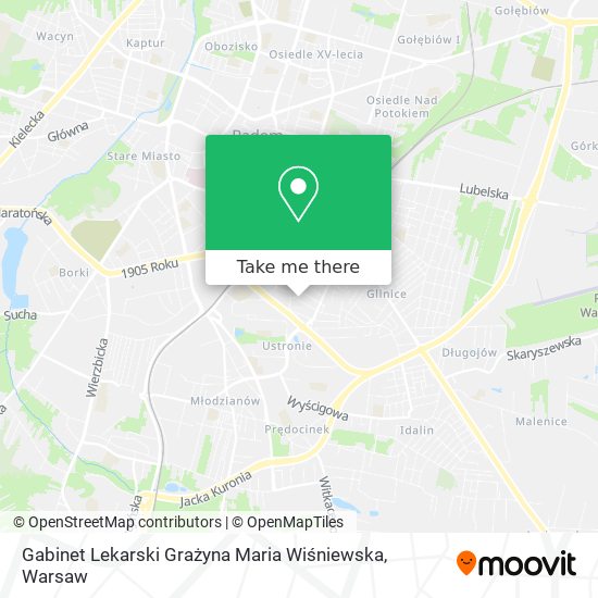 Gabinet Lekarski Grażyna Maria Wiśniewska map