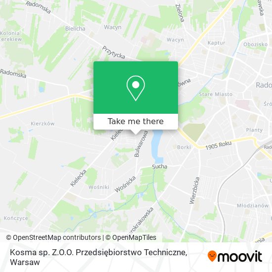 Kosma sp. Z.O.O. Przedsiębiorstwo Techniczne map