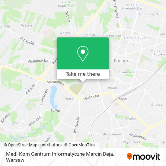 Medi-Kom Centrum Informatyczne Marcin Deja map