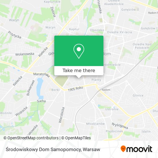 Środowiskowy Dom Samopomocy map