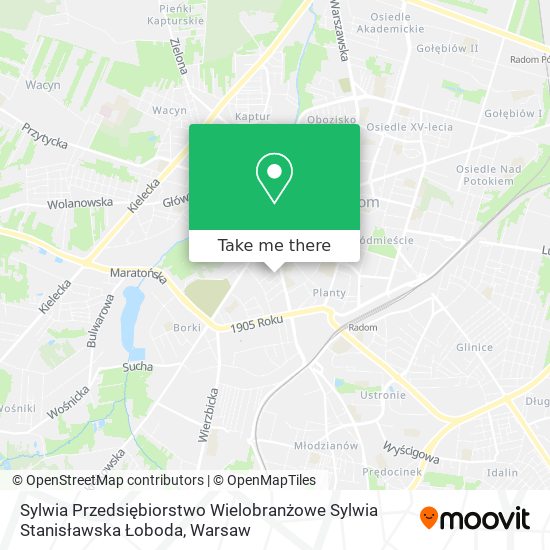 Sylwia Przedsiębiorstwo Wielobranżowe Sylwia Stanisławska Łoboda map