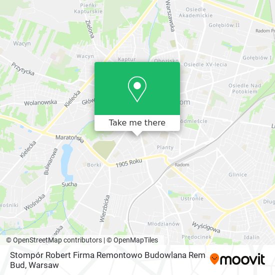 Stompór Robert Firma Remontowo Budowlana Rem Bud map